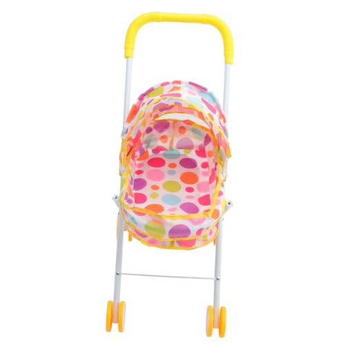 TOYANDONA Puppenwagen Kinderwagen Spielhauszubehör Babyzubehör Für 2-jährige Puppensachen Puppenhauslieferungen Kinderspielzeug Plastik TOYANDONA Puppenwagen Kinderwagen Spielhauszubehör Babyzubehör Für 2-jährige Puppensachen Puppenhauslieferungen Kinderspielzeug Plastik von TOYANDONA