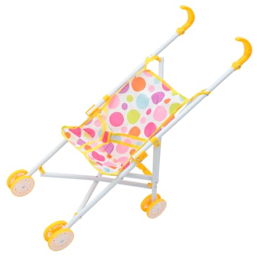 TOYANDONA Puppenwagen Spielzeuge Kinderwagen Mini Kuscheltier Spielhauszubehör Puppensachen Eisen TOYANDONA Puppenwagen Spielzeuge Kinderwagen Mini Kuscheltier Spielhauszubehör Puppensachen Eisen von TOYANDONA