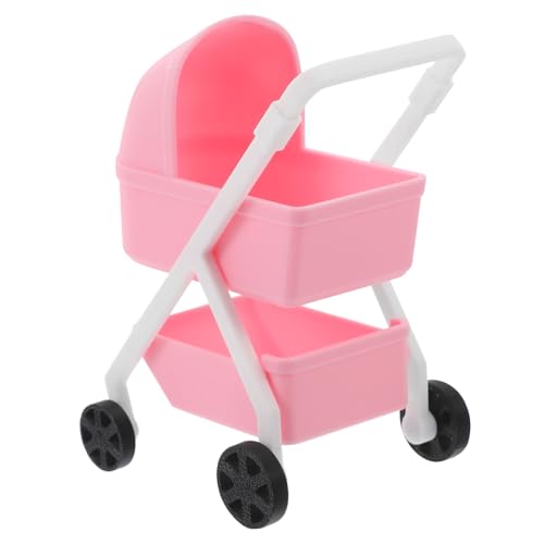 TOYANDONA Puppenwagen für Puppenhaus Realistisches Babyspielzeug mit Details für Rollenspiele und Kreative Szenarien Robustes Langlebiges Design von TOYANDONA