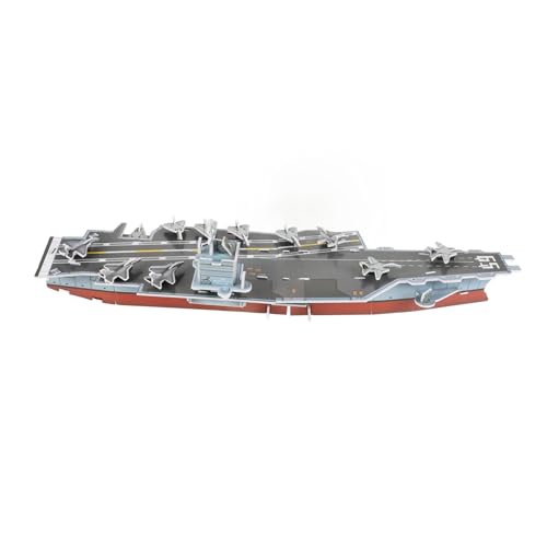 TOYANDONA Puzzle Flugzeugträger Modell Bausatz DIY Gehirnjogging aus Papier Realistisches Großes Puzzle für Erwachsene und Fördert Teamwork und Kreatives Lernen von TOYANDONA