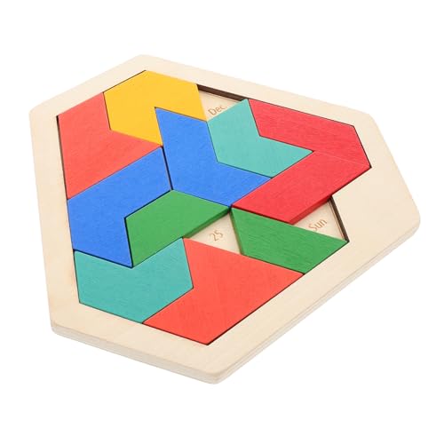 TOYANDONA Pädagogisches Kinderpuzzle Denksportspiele Holzblock-Puzzle Lernspielzeug Für Die Familienbindung TOYANDONA Pädagogisches Kinderpuzzle Denksportspiele Holzblock-Puzzle Lernspielzeug Für Die Familienbindung von TOYANDONA