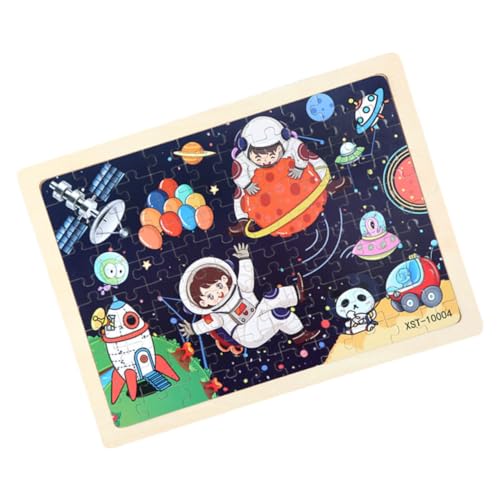 TOYANDONA Puzzle Astronauten-Gastgeschenk Tangram-Spielzeug aus Holz Kinder rätsel Kinderspielzeug Spielzeuge Spielzeug für Kinder Lernspielzeug Magie erröten Eltern-Kind Papier von TOYANDONA
