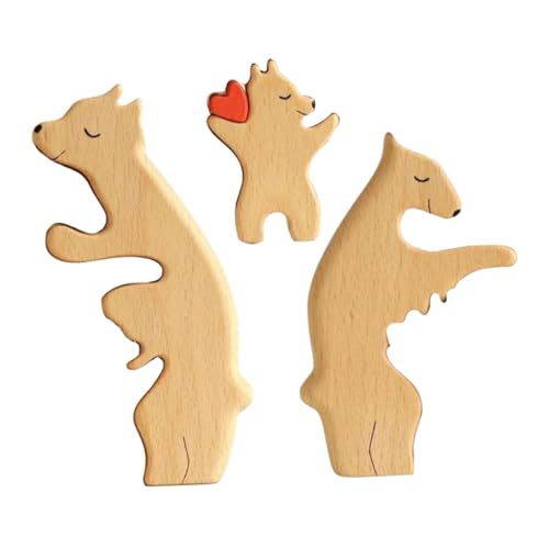 TOYANDONA Puzzle Und Kind Bär Zoo Stofftier Originalartikel Individuelle Tierform Puzzle Büffel Goofy Bär Statue Überraschung Desktop Bär Viecher Holz Beige TOYANDONA Puzzle Und Kind Bär Zoo Stofftier Originalartikel Individuelle Tierform Puzzle Büffel Goofy Bär Statue Überraschung Desktop Bär Viecher Holz Beige von TOYANDONA
