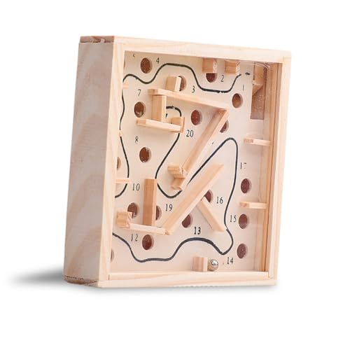 TOYANDONA Rätsel Geschenke Hölzernes Labyrinth Labyrinth-Puzzle Aus Holz Holzlabyrinth Holz-Labyrinth-Puzzle Bambus Kind von TOYANDONA