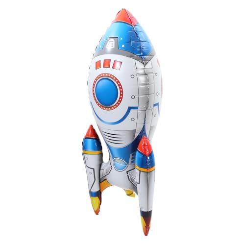 TOYANDONA Raketenballon Astronautenballon Bunte Partyballons Ballonständer Für Tisch Geburtstagspartyballons Ballonbogen Set Rosa Raketenpartyballons Ballonrahmen Weißes Pa TOYANDONA Raketenballon Astronautenballon Bunte Partyballons Ballonständer Für Tisch Geburtstagspartyballons Ballonbogen Set Rosa Raketenpartyballons Ballonrahmen Weißes Pa von TOYANDONA