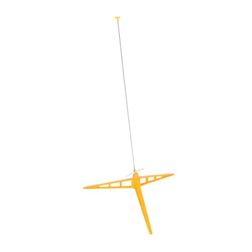 TOYANDONA Raketenmodellwerfer Raketenmodell Startvorrichtung Modellraketen Zubehör Raketenmodell Startbasis Raketenmodell Zubehör Raketenwerfer für Modellraketenwerfer Eisen Yellow von TOYANDONA