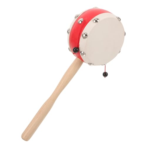 TOYANDONA Rassel Babyspielzeug -trommeln Schütteln Handtrommeln Für Kinderspielzeug Trommel Spielzeugtrommeln Protokoll von TOYANDONA