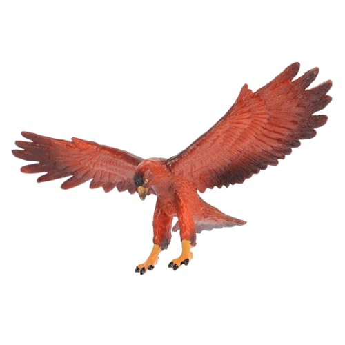 TOYANDONA Realistische Adler Figur aus Kunststoff Lebensecht Gestaltetes Vogelmodell Detailgetreues Dekorationsspielzeug für Garten Schlafzimmer und Lernzwecke von TOYANDONA