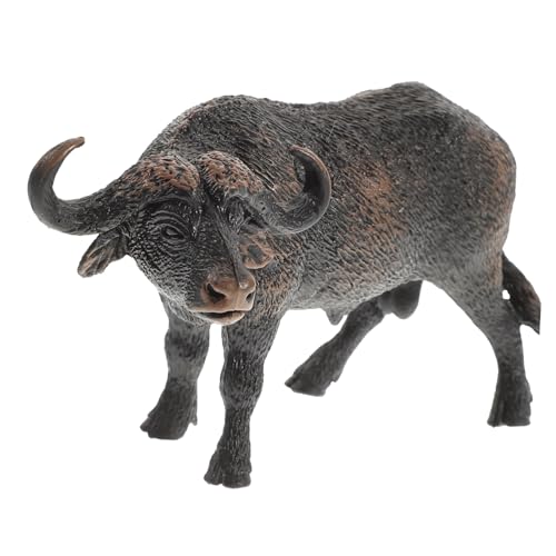 TOYANDONA Realistische Afrikanischer Wasserbüffel Figur Simulation Tiermodell Solide Kunststoff Dekoration Sammlerstück Schreibtisch Ornament TOYANDONA Realistische Afrikanischer Wasserbüffel Figur Simulation Tiermodell Solide Kunststoff Dekoration Sammlerstück Schreibtisch Ornament von TOYANDONA