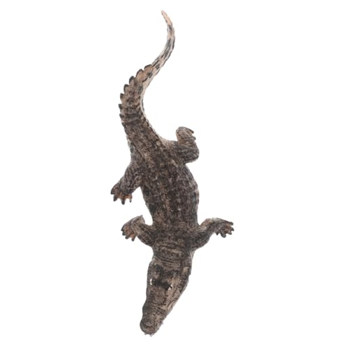 TOYANDONA Realistische Alligator Figur mit Beweglichem Interaktives Lernspielzeug für Sammeln Fördert Kognitive Fähigkeiten und Feinmotorik für Rollenspiele von TOYANDONA