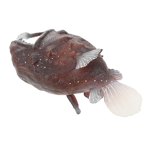 TOYANDONA Realistische Anglerfisch Figuren Ocean Tiere für Bildungszwecke Klassenzimmer Lernspiel Unterwasser Displays von TOYANDONA