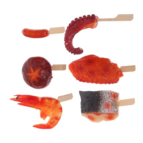 TOYANDONA Realistische BBQ Modelle Simulierte Gegrillte Fleischspieße mit Hähnchenflügeln Gemüse Mehr Langlebige Deko für Fotografie Restaurant Displays und Kreative DIY Projekte TOYANDONA Realistische BBQ Modelle Simulierte Gegrillte Fleischspieße mit Hähnchenflügeln Gemüse Mehr Langlebige Deko für Fotografie Restaurant Displays und Kreative DIY Projekte von TOYANDONA