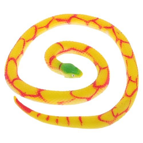 TOYANDONA Realistische Fake Snake Figur Lebensechte Schlange für Halloween Streiche und Rollenspiele Dekoration für Garten und Bühne Leicht und Beweglich TOYANDONA Realistische Fake Snake Figur Lebensechte Schlange für Halloween Streiche und Rollenspiele Dekoration für Garten und Bühne Leicht und Beweglich von TOYANDONA