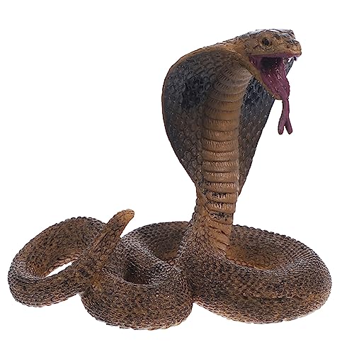 TOYANDONA Realistische Figur aus Kunststoff Detailgetreue Reptilien Nachbildung Pädagogisches Kinderspielzeug und Dekoration für Kinderzimmer und Partys von TOYANDONA