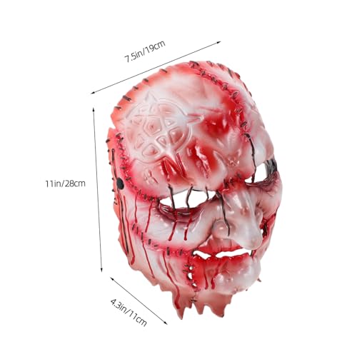 TOYANDONA Realistische Halloween Hexenmaske EVA Gruselige Gesichtsmaske Verstellbar Leicht Atmungsaktiv Für Karneval Cosplay Festival Party Zubehör TOYANDONA Realistische Halloween Hexenmaske EVA Gruselige Gesichtsmaske Verstellbar Leicht Atmungsaktiv Für Karneval Cosplay Festival Party Zubehör von TOYANDONA