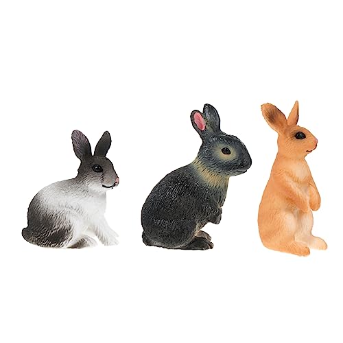 TOYANDONA Realistische Kaninchen Figuren Simulation Hase Modell Deko Für Tierfiguren Für Kreative Spiele Und Dekoration TOYANDONA Realistische Kaninchen Figuren Simulation Hase Modell Deko Für Tierfiguren Für Kreative Spiele Und Dekoration von TOYANDONA