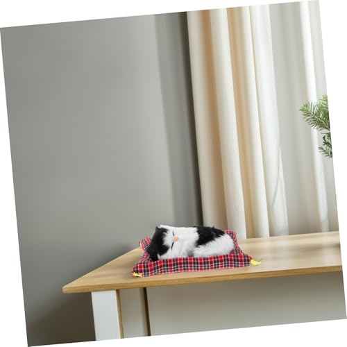TOYANDONA Realistische Katzenfigur mit Interaktivem Miauen Katzenmodell Kleinem Kissen Niedliche Deko für Zuhause Büro Regal Authentisches Katzen Kuscheltier mit Sound TOYANDONA Realistische Katzenfigur mit Interaktivem Miauen Katzenmodell Kleinem Kissen Niedliche Deko für Zuhause Büro Regal Authentisches Katzen Kuscheltier mit Sound von TOYANDONA
