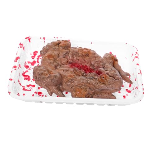 TOYANDONA Realistische Kröte Streich Requisiten Gruselige Halloween Deko Box mit Simulation für Spukhaus und Halloween Feiern Langlebiges Material Sorgt für Schockeffekte und Festliche TOYANDONA Realistische Kröte Streich Requisiten Gruselige Halloween Deko Box mit Simulation für Spukhaus und Halloween Feiern Langlebiges Material Sorgt für Schockeffekte und Festliche von TOYANDONA