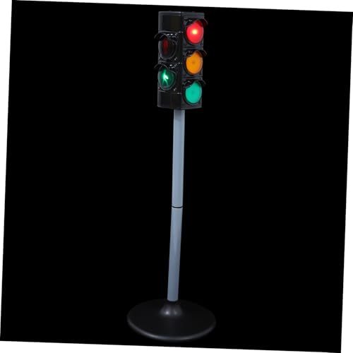 TOYANDONA Realistische Verkehrsampel Verkehrszeichen Modell mit Schaltfunktion Höhenverstellbar Robustes Material Pädagogisches Kinderspielzeug zur Sicherheitserziehung für Rollenspiele und TOYANDONA Realistische Verkehrsampel Verkehrszeichen Modell mit Schaltfunktion Höhenverstellbar Robustes Material Pädagogisches Kinderspielzeug zur Sicherheitserziehung für Rollenspiele und von TOYANDONA