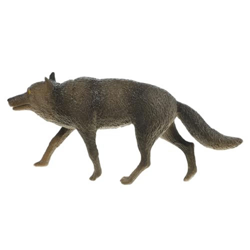 TOYANDONA Realistische Wolf Figurine Simulation Tiermodell mit Lebensechtem Design Sicherem Glattem Material Pädagogisches und Dekoratives Wildlife Modell für Sammler TOYANDONA Realistische Wolf Figurine Simulation Tiermodell mit Lebensechtem Design Sicherem Glattem Material Pädagogisches und Dekoratives Wildlife Modell für Sammler von TOYANDONA