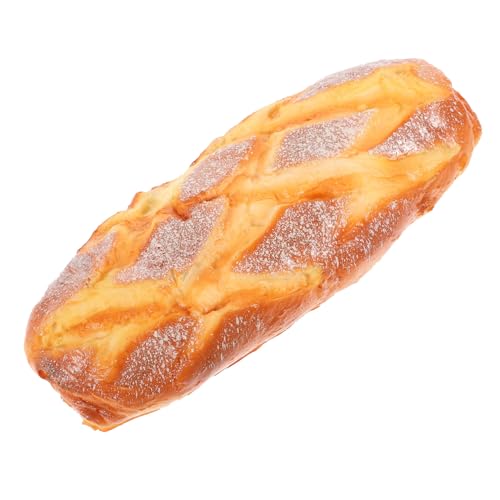 TOYANDONA Realistisches Baguette Modell aus Dekoratives Täuschend Echtes Simulationsbrot Langlebige Fotorequisite für Laden und Wohnraumdekoration Schaufenster und Gastronomiedarstellung von TOYANDONA
