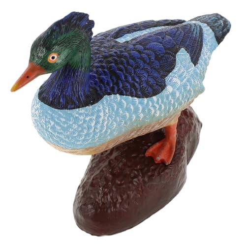 TOYANDONA Realistisches Bauernhoftier-Modell Entenfigur aus Kunststoff Detailgetreue Wildente Simulation Lernspielzeug für Vielseitige Garten Dekorationsfigur von TOYANDONA