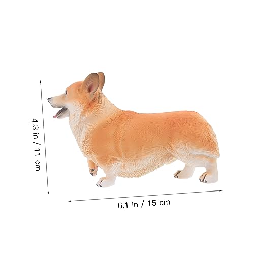 TOYANDONA Realistisches Corgi Modellfigur Detailgetreuer Kunststoff Hund Pädagogisches Welpen dekor für Fördert Vorstellungskraft und Kognitive Entwicklung als Wohnaccessoire TOYANDONA Realistisches Corgi Modellfigur Detailgetreuer Kunststoff Hund Pädagogisches Welpen dekor für Fördert Vorstellungskraft und Kognitive Entwicklung als Wohnaccessoire von TOYANDONA