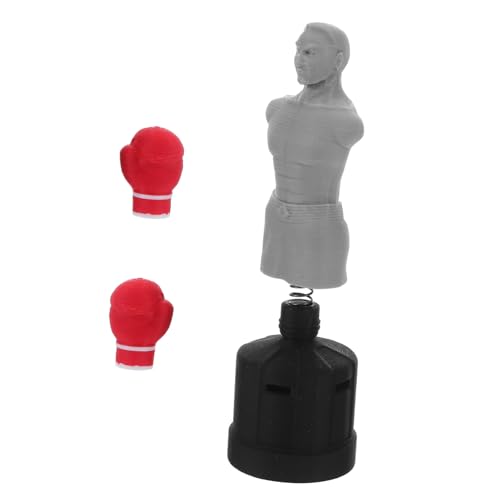 TOYANDONA Mini-boxsack Set Mit Miniatur-boxhandschuhen Und Sandsack-Modell Für Puppenhaus-Dekoration Kompaktes Boxen-trainingssack-Set Für Maßstab Zimmer von TOYANDONA