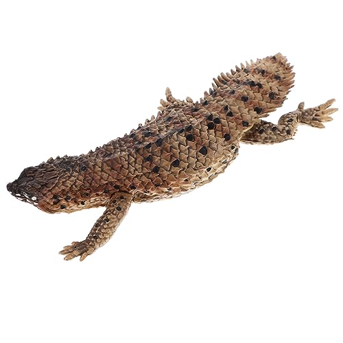 TOYANDONA Realistisches Eidechsenmodell aus Kunststoff Simulierte Echse für Dekoration und Lehrzwecke Lifelike Lizard Figur für Kinderzimmer und Sammlungen von TOYANDONA