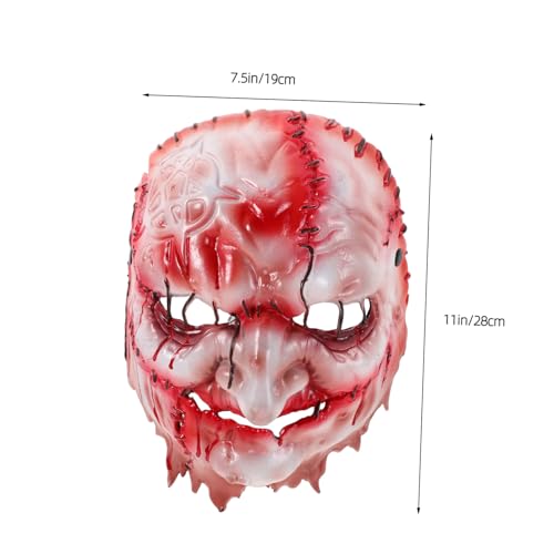 TOYANDONA Realistisches Halloween Hexenmaske aus Leichtem EVA Verstellbar und Wiederverwendbar Gruseliges Karneval Cosplay Zubehör für Erwachsene und Jugendliche für Maskenball und TOYANDONA Realistisches Halloween Hexenmaske aus Leichtem EVA Verstellbar und Wiederverwendbar Gruseliges Karneval Cosplay Zubehör für Erwachsene und Jugendliche für Maskenball und von TOYANDONA