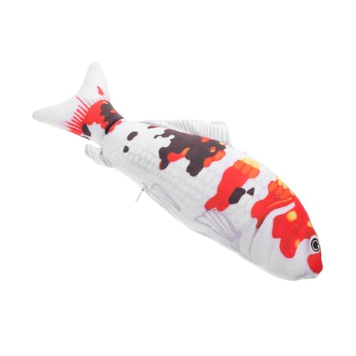 TOYANDONA Niedliches Koi Fisch Plüschkissen Weiches Kuscheltier für Junge Mädchen Lernspielzeug mit Realistischem Design für Mädchen und Jungen TOYANDONA Niedliches Koi Fisch Plüschkissen Weiches Kuscheltier für Junge Mädchen Lernspielzeug mit Realistischem Design für Mädchen und Jungen von TOYANDONA