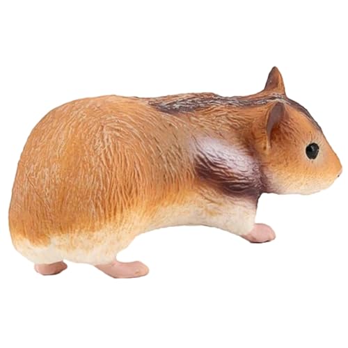 TOYANDONA Realistisches Meerschweinchen Modell Handgefertigte Kleine Tierfigur Detailgetreues Dekorationsobjekt für Zuhause Büro Garten und Kinderzimmer für Sammler von TOYANDONA