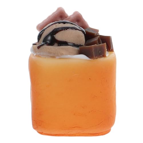 TOYANDONA Realistisches Mini Eiscreme Toast für Puppenhaus Deko für Sammler und Kreative DIY Projekte Schokoladeneis TOYANDONA Realistisches Mini Eiscreme Toast für Puppenhaus Deko für Sammler und Kreative DIY Projekte Schokoladeneis von TOYANDONA