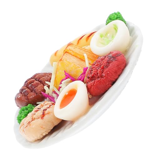 TOYANDONA Realistisches Mini Steak mit Brokkoli und Ei Teller Dollhouse Spielzeugdekoration für Kreative Küchen Displays und Fotografie TOYANDONA Realistisches Mini Steak mit Brokkoli und Ei Teller Dollhouse Spielzeugdekoration für Kreative Küchen Displays und Fotografie von TOYANDONA