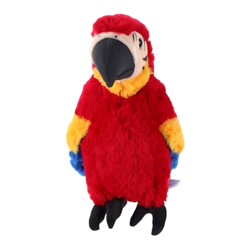 TOYANDONA Realistisches Plüschtier Papagei Weiches Kuscheltier Gefüllter Vogel Kreative Deko Rotes Stofftier Für Zuhause TOYANDONA Realistisches Plüschtier Papagei Weiches Kuscheltier Gefüllter Vogel Kreative Deko Rotes Stofftier Für Zuhause von TOYANDONA