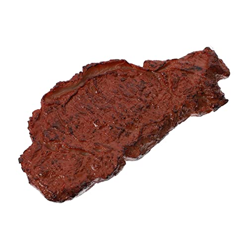 TOYANDONA Realistisches Steak Modell aus Kunststoff Lebensechte Grill Deko für Leichtes Küchen Food Prop Simulation für Spiel Markt und Fotografie Darstellung TOYANDONA Realistisches Steak Modell aus Kunststoff Lebensechte Grill Deko für Leichtes Küchen Food Prop Simulation für Spiel Markt und Fotografie Darstellung von TOYANDONA