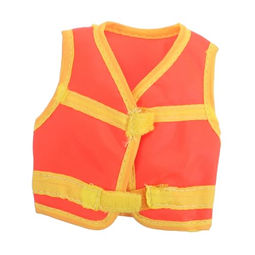 TOYANDONA Reflektierende Weste Bjd Puppenkleidung für Actionfiguren und Detailreiche Verarbeitung Realistische Schutzkleidung Vielseitig Einsetzbar für Flugzeugsicherheits Puppen Orange TOYANDONA Reflektierende Weste Bjd Puppenkleidung für Actionfiguren und Detailreiche Verarbeitung Realistische Schutzkleidung Vielseitig Einsetzbar für Flugzeugsicherheits Puppen Orange von TOYANDONA