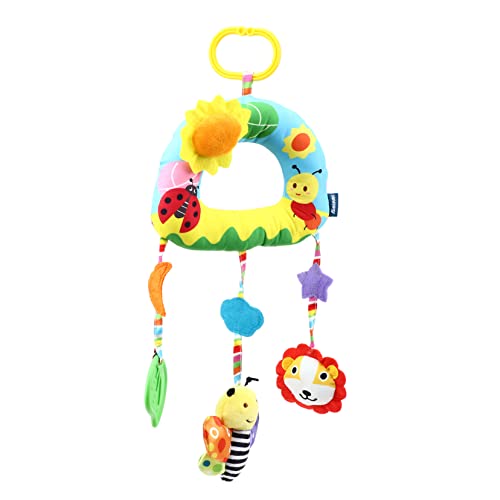 TOYANDONA Regenbogenauto hängen Autositzspielzeug für Babys Kinderwagenspielzeug hängende Babyspielzeuge Kinderspielzeug 0-6 Monate Neugeborenes Tuch Gelb TOYANDONA Regenbogenauto hängen Autositzspielzeug für Babys Kinderwagenspielzeug hängende Babyspielzeuge Kinderspielzeug 0-6 Monate Neugeborenes Tuch Gelb von TOYANDONA