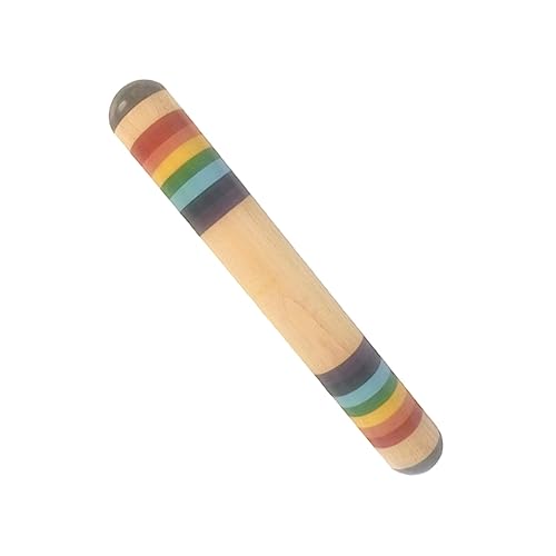 TOYANDONA Regenmacher Soundspielzeug Musikinstrumente Einzigartiger Regensound Regen-Sound-Maker Regenbogen-regenschallgeber Mit Regentropfen-Sound Regen Tontonne Holz von TOYANDONA