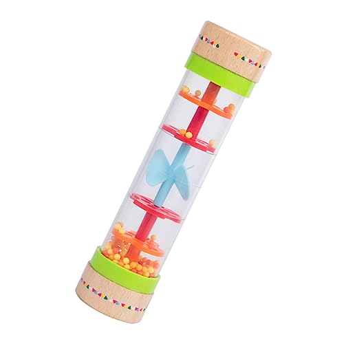 TOYANDONA Regentelefon Rhythmussticks Für Regenstöcke Für Musikinstrumente Für Sensorisches Babyspielzeug 6-12 Monate Regenmacher- Holz von TOYANDONA