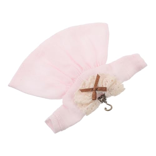 TOYANDONA Retro Puppenkleid mit Spitzenkragen für Sammelpuppe Mini Rock mit Kleiderbügel Vintage Puppenkleidung für Puppenhaus Dekoration und Hochzeitsspielzeug von TOYANDONA