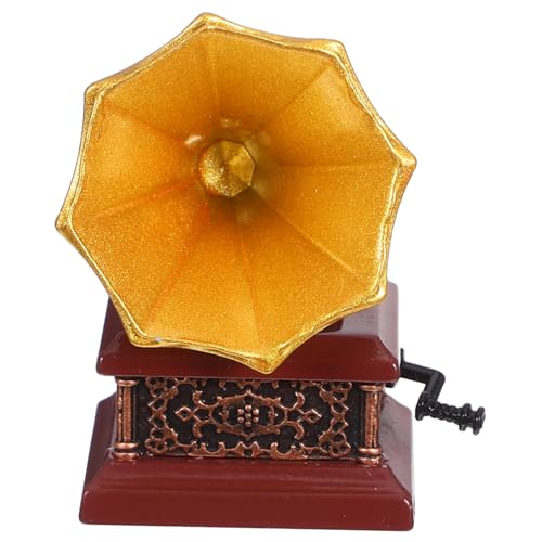 TOYANDONA Retro -phonographenmodell Vintage -Plattenspieler Puppenhaus -Plattenspieler Skulptur Miniaturinstrumente Musikinstrument Ornament Kleines Hauszubehör Vintage -dekor Metall Golden TOYANDONA Retro -phonographenmodell Vintage -Plattenspieler Puppenhaus -Plattenspieler Skulptur Miniaturinstrumente Musikinstrument Ornament Kleines Hauszubehör Vintage -dekor Metall Golden von TOYANDONA