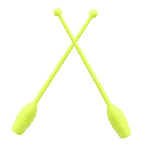 TOYANDONA Rhythmische Gymnastikstäbe Ergonomisch Leichtes Kunststoff Trainingsgerät für Erwachsene Fördert Flexibilität Koordination und Künstlerische Gymnastikübungen von TOYANDONA