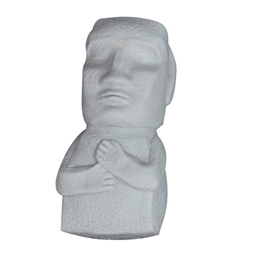 TOYANDONA Rock Man Prise Musik Quetschspielzeug in Form Eines Moai-Steins Relief Fidget Squeeze Cartoon- Zur Druckentlastung Grey TOYANDONA Rock Man Prise Musik Quetschspielzeug in Form Eines Moai-Steins Relief Fidget Squeeze Cartoon- Zur Druckentlastung Grey von TOYANDONA