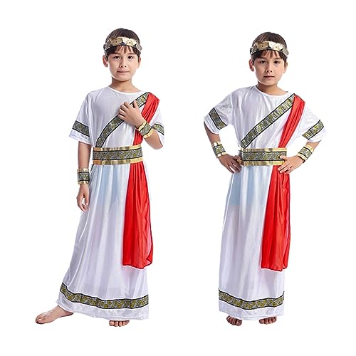 TOYANDONA Kleidung Kinderkleidung Kleider Römisches Rollenspiel-Outfit Cosplay-Kostüm für Kinder Halloween einstellen von TOYANDONA