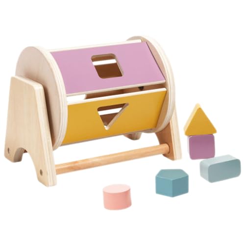 TOYANDONA Rollende Formsortiertrommel Aus Holz – Farbabgleichs- Und Kognitives Entwicklungsspielzeug Für Kleinkinder Sensorisches Lernspielzeug Im Montessori-Stil Für Die Frühe Entwicklung TOYANDONA Rollende Formsortiertrommel Aus Holz – Farbabgleichs- Und Kognitives Entwicklungsspielzeug Für Kleinkinder Sensorisches Lernspielzeug Im Montessori-Stil Für Die Frühe Entwicklung von TOYANDONA