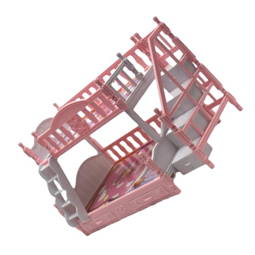 TOYANDONA Romantische Miniatur Doppelstockbett Möbel Puppenhaus Zubehör Detailreiches Multifunktionales Miniatur Schlafzimmer Ornament für DIY Puppenhaus und Dekoration TOYANDONA Romantische Miniatur Doppelstockbett Möbel Puppenhaus Zubehör Detailreiches Multifunktionales Miniatur Schlafzimmer Ornament für DIY Puppenhaus und Dekoration von TOYANDONA