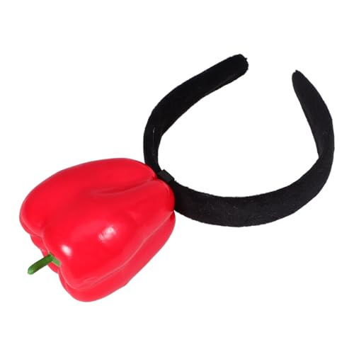 TOYANDONA Rote Paprika Haarreif Simulation Haarband Party Kostüm Accessoire für Frauen und Mädchen TOYANDONA Rote Paprika Haarreif Simulation Haarband Party Kostüm Accessoire für Frauen und Mädchen von TOYANDONA