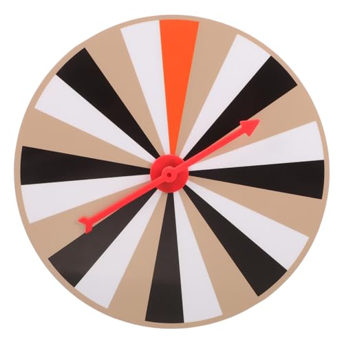 TOYANDONA Rotierendes Spielrad für Glück Partyspiel mit Roten Markierungen DIY Beschriftbares für Kinderunterricht und Interaktive Lernspiele Vielseitiges Partyzubehör von TOYANDONA