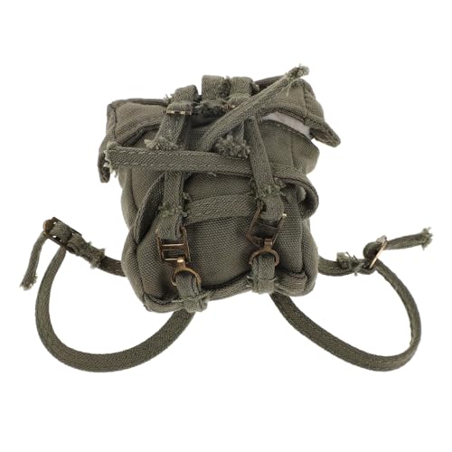TOYANDONA Rucksack Soldatenmodell Stoffrucksack für Puppen Spielzeugzubehör Rollenspiel Vielseitiger Leichter für Actionfiguren von TOYANDONA
